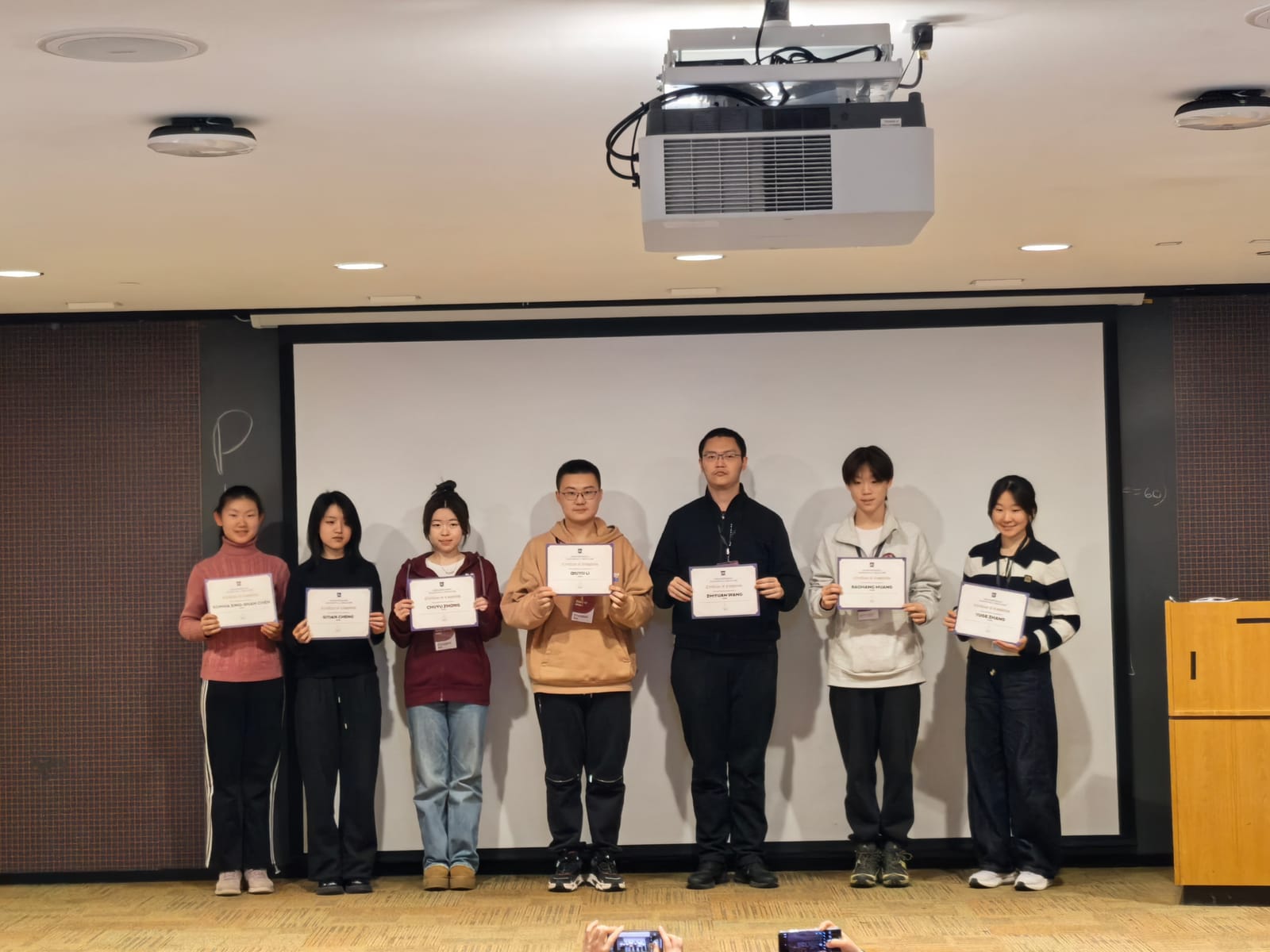 Dean's List 冬校（哈佛大学） — 冬校结业证书颁发